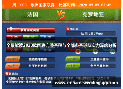 全景解读2023欧国联完整赛程与全部参赛球队实力深度分析